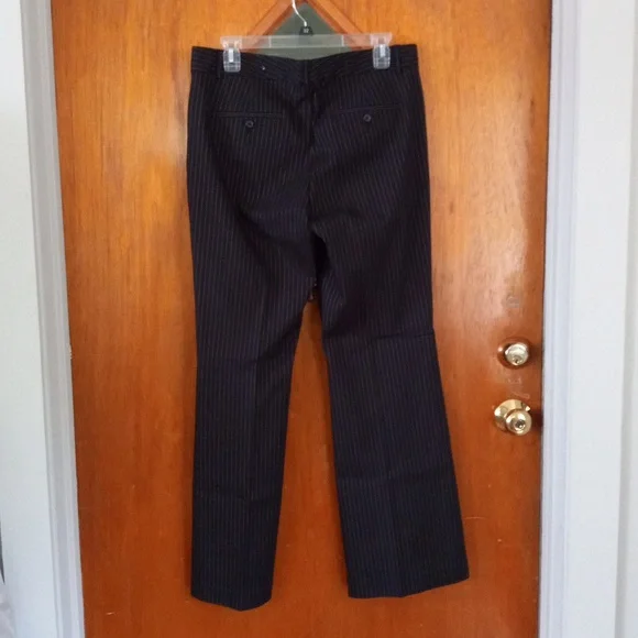 Express Design Studio Editor Dress Pants Striped Slacks - Picture 5 of 8